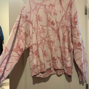 Abercrombie & Fitch Pink Camo Sweatshirt
